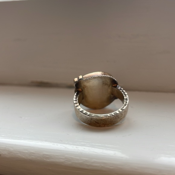 Jamie Joseph gemstone and diamond sterling/14K ring. Size 8 - Picture 5 of 7